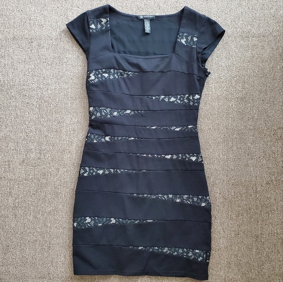 Black Bodycon Size 12 Dress - Picture 1 of 5
